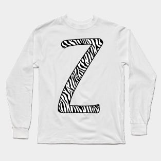 Z for zebra Long Sleeve T-Shirt